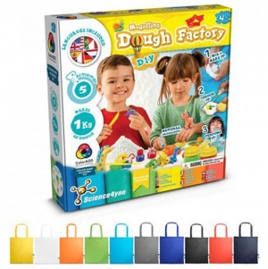 Modeling Dough Factory Kit II. Jogo did�tico fornecido com saco de oferta dobr�vel em 190T