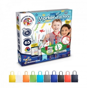 DIY Pen Factory Kit II. Kit did�tico fornecido com saco de oferta dobr�vel em 190T