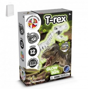 Fossil Excavation Kit II. Jogo did�tico fornecido com saco de oferta em papel kraft (90 g/m�), feito de material certificado FSC� e outros materiais controlados