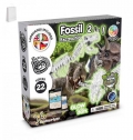2 in 1 Fossil Excavation Kit II. Jogo did�tico fornecido com saco de oferta em papel kraft (90 g/m�), feito de material certificado FSC� e outros materiais controlados