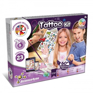 Tattoo Factory Kit I. Jogo did�tico para crian�as