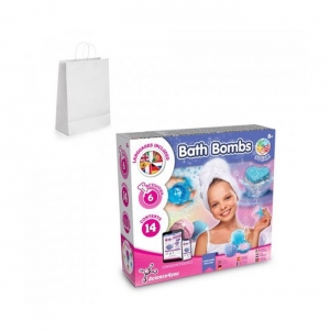 Bath Bombs Kit II. Brinquedo did�tico fornecido com saco de oferta em papel kraft (90 g/m�), feito de material certificado FSC� e outros materiais controlados