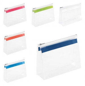 CHASTAIN. Necessaire transparente em EVA com fecho de correr