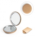 TILBURY. Espelho de bolsa duplo em cortia
