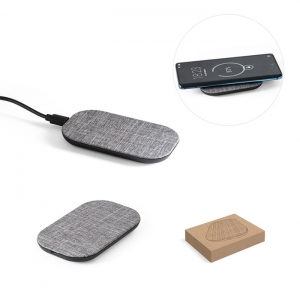 RENEWAL CHARGER. Carregador wireless super rpido 15W em PET reciclado (100% rPET)