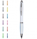 Caneta com corpo e pega coloridos 'Nash' (tinta preta)
