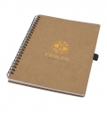 Caderno de argolas A5 em carto reciclado com papel de pedra 'Cobble'