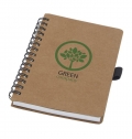 Caderno de argolas A6 em cart�o reciclado com papel de pedra 'Cobble'