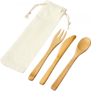 Conjunto de talheres de bambu 'Celuk'