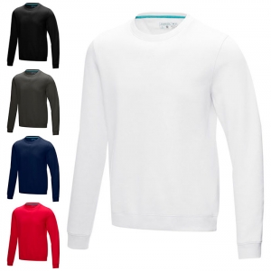 Camisola com gola redonda para homem em material orgnico reciclado 'Jasper'