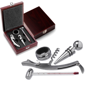 Conjunto de vinho de madeira Brady