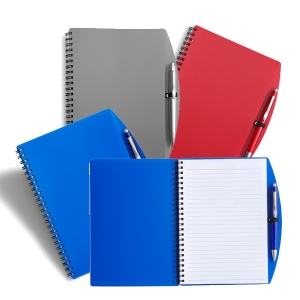 Caderno de notas PP com esferogrfica Solana