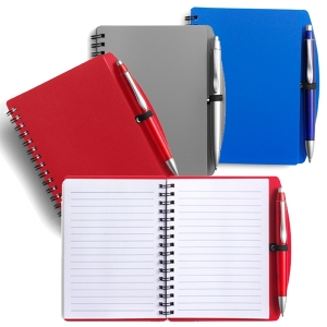 Caderno de notas PP com esferogrfica Kimora