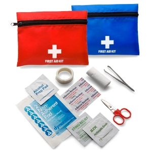 Kit de primeiros socorros em nylon (210D) Rosalina