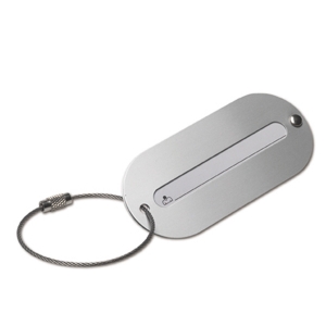 Identificador de aluminio para bagagem Isa