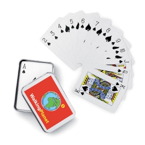 AMIGO Jogo de cartas caixa metal