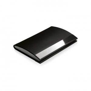 SANDLER. Porta-cartes em metal e PU