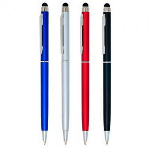 ESFEROGRFICA EM PLSTICO, COM TOUCH E CLIP EM METAL