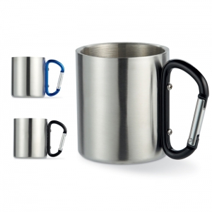 TRUMBO Caneca metal asa mosquet�o