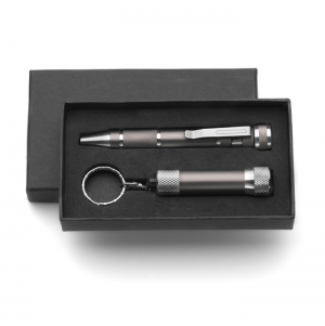 Porta-chaves 3 em 1 de aluminio Frazer