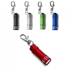 Porta-chaves 2 em 1 de alum�nio Anna