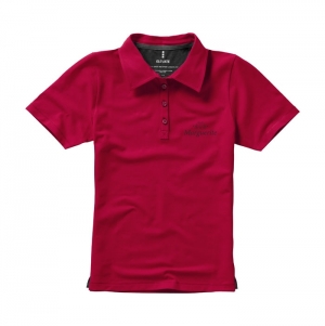 Polo el�stico de manga curta Markham de mulher