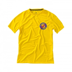 T-shirt de manga curta Niagara de homem com corte descontra