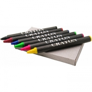 Conjunto de 6 l�pis de cera 'Ayo'