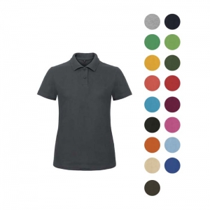 POLO PIQU B&C ID.001 WOMEN 180G - 100% ALGOD&