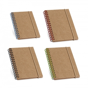 MARLOWE. Bloco de notas de bolso espiral com pginas pautadas