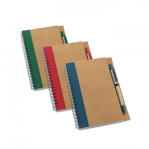 ASIMOV. Bloco de notas B6 espiral com p�ginas lisas