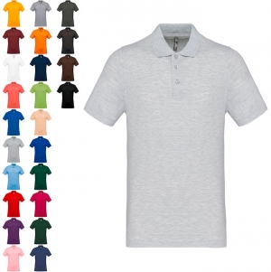 POLO PIQU� DE HOMEM DE MANGA CURTA