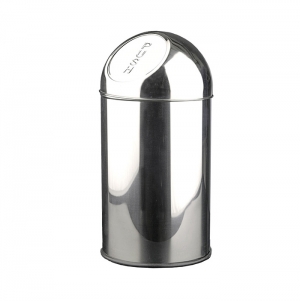 PAPELEIRA 10L INOX BRILHO