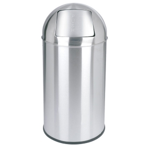 PAPELEIRA 40L INOX BRILHO