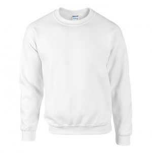 SWEAT-SHIRT MANGAS DIREITAS BRANCA