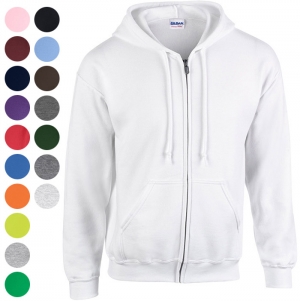 Sweatshirt de homem com fecho e capuz Heavy Blend