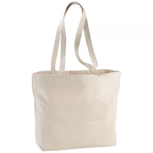 Saco Tote de algodo 320 g/m com fecho 'Ningbo'