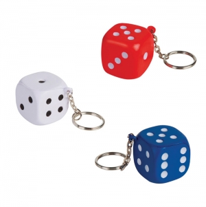 PORTA-CHAVES ANTISTRESS FORMA DADO