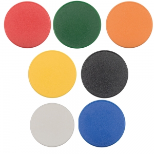 FICHA PARA EVENTOS 3,5CM (PACK 250UN), PL�STICO PS