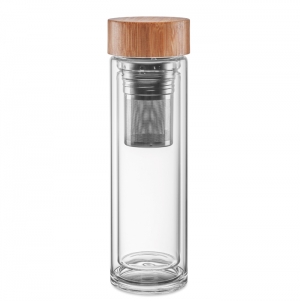 BATUMI GLASS Garrafa vidro dupla face 400ml