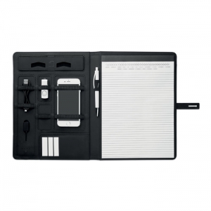 SMARTFOLDER Pasta A4 c/carregador sem fios