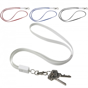 Lanyard TPE com cabo carregador Marguerite