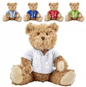 Urso de pelcia com capuz Monty