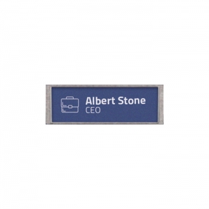 CRACH� DE IDENTIFICA��O ID PLATE COM �MAN - MATE