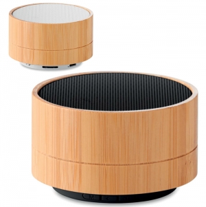 SOUND BAMBOO Coluna sem fio 3W Bambu