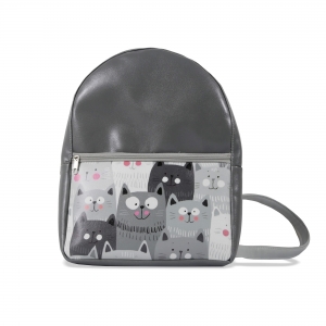MOCHILA PEQUENA EM NAPA PERSONALIZ�VEL