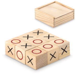 TIC TAC TOE Jogo do galo de madeira