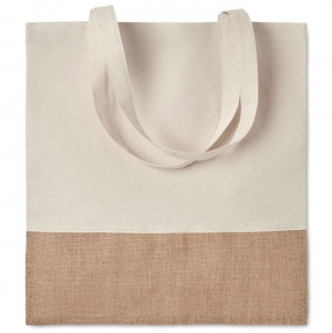 INDIA TOTE Saco compras em jute
