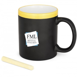 Caneca de escrita a giz de 330 ml 'Chalk'