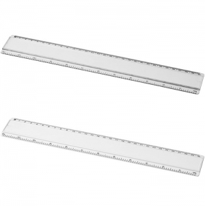 R�gua de pl�stico de 30 cm com papel inserido 'Ellison'